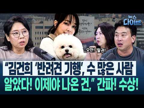 노영희가 해냈다! 임성근 2심 소식에 해법 제시 “혼내줘야 해! ○○로...”/김건희 ‘반려견 기행’ 공개(고현준,노영희,장윤미,김완)|뉴스 다이브 0807 클립4 thumbnail