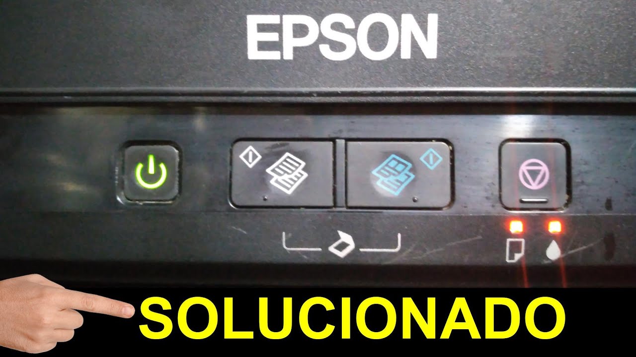 Cómo QUITAR bombillo de PARPADEO EPSON L210 L220 L100 L110 L300 L350 L355  L375 L380 y MAS (parte 2) - YouTube