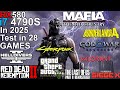 RX 580 + i7 4790S in 2025 - Test 28 Games