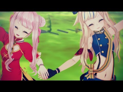 【MMD】田中ヒメと鈴木ヒナでビバハピ【4K 60fps】