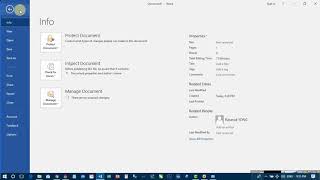 Lesson 4-Microsoft Word Interface