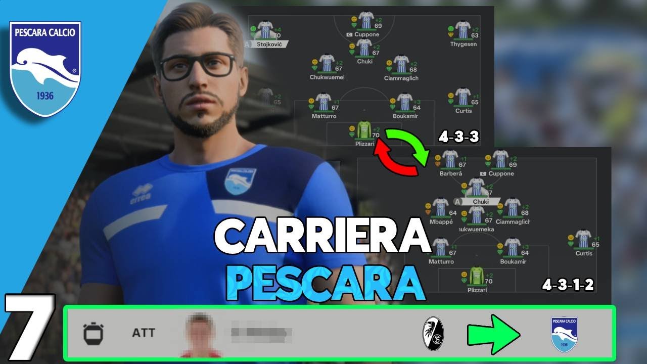 CAMBIO MODULO E ULTIMO RINFORZO DI GENNAIO ||Carriera Pescara FC 24|| #7