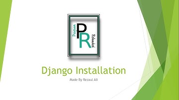 Django installation ( virtual Environment and Global) on windows| By Program Reloaded