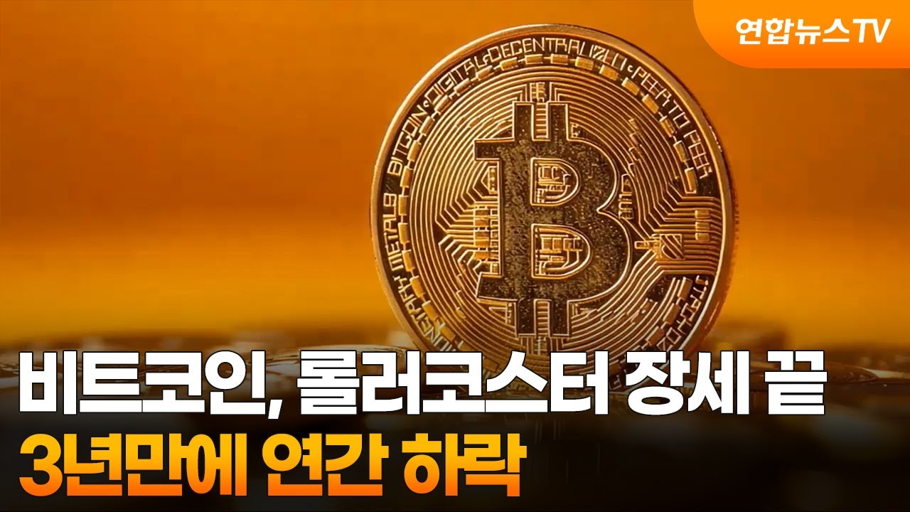 비트코인, 롤러코스터 장세 끝 3년만에 연간 하락 / 연합뉴스TV (YonhapnewsTV)