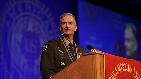 Lt. Gen. Piatt addresses The American Legion