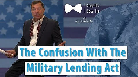 The Confusion with the Military Lending Act (MLA)