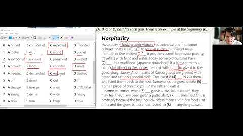 FCE   Multiple choice cloze