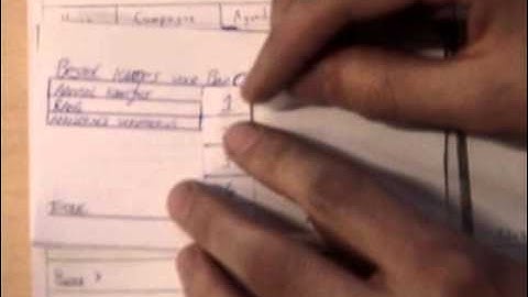 Paper prototyping opdracht