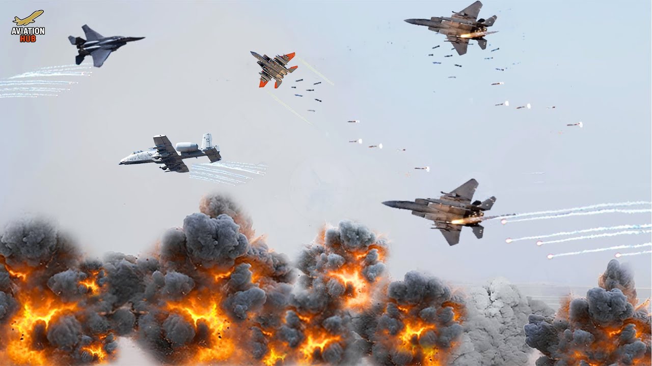 Iran Shocked: Five Types of US Fighter Jets Destroyed Houthis in Seconds