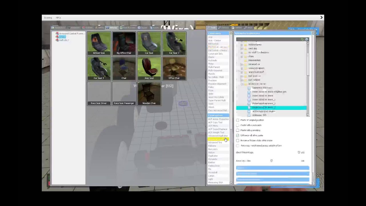 Garry mod how to make tank steering with acf pt1