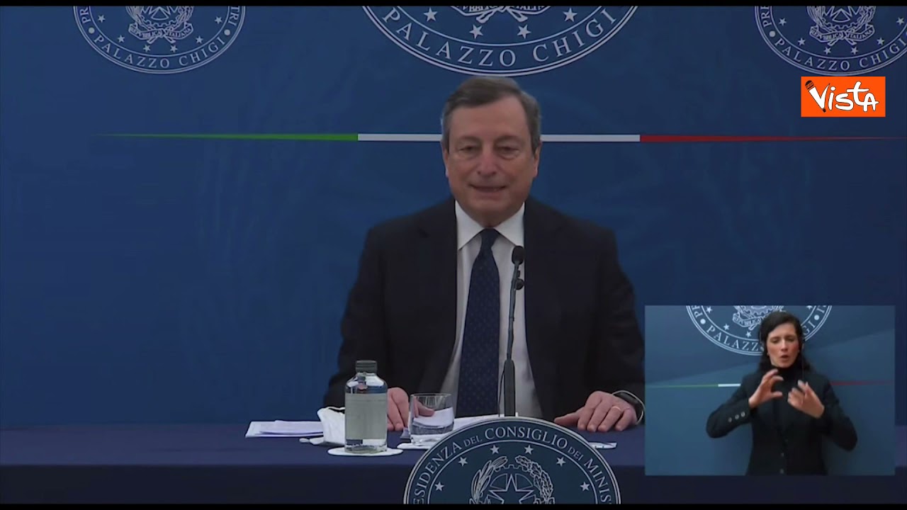 Draghi illustra il Decreto Sostegno: "Daremo più soldi possibile e più velocemente possibile"