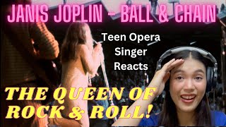 Teen Opera Singer Reacts To Janis Joplin - Ball & Chain (Monterey Pop)