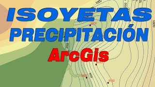 Arcgis online  Generacion de isoyetas de precipitacion