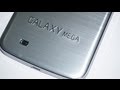 White Galaxy Mega 6.3 with metallic back cover