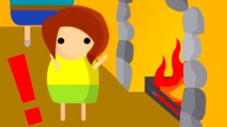 A game where you rescue a child who is about to jump into a fireplace? screenshot 4