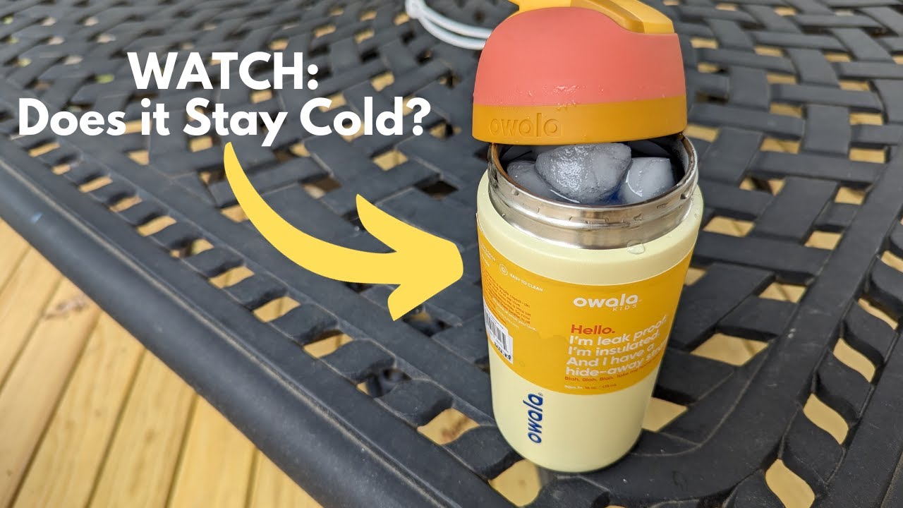 DOES IT INSULATE? Owala Kids Insulated Stainless-Steel Water Bottle