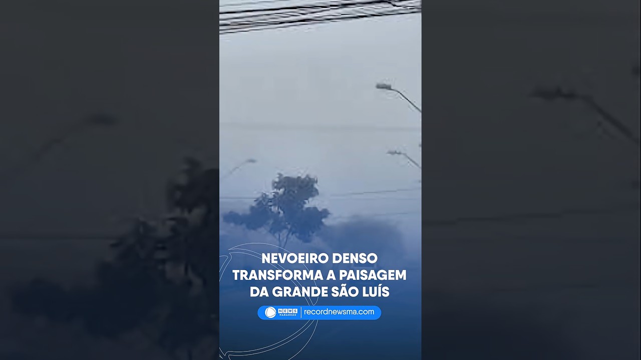 Nevoeiro denso transforma a paisagem da Grande São Luís