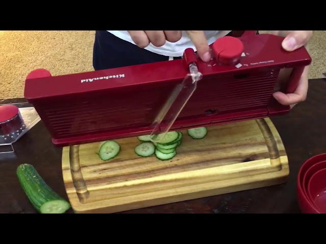 Lam melodi overtale KitchenAid Mandoline Slicer Set Testing Unboxing - YouTube