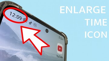 Make the Time Icon Bigger on Any Android Phone | Easy Settings Trick