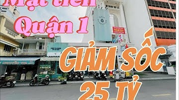 Giảm sốc 25 Tỷ bán rất gấp nhà Mặt tiền Nguyễn Khắc Nhu  Quận 1
