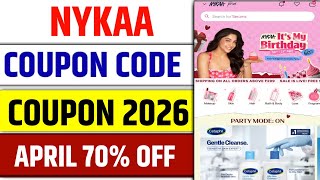 Nykaa Birthday Sale + 500 Off Coupon || nykaa coupon code 2026 today