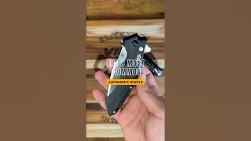 The THREE Most Common AUTOMATIC Knives! #shortsviral #knifecollection