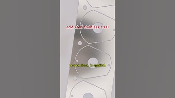 acid etch stainless steel #metaletch #chemicaletching #metaletching #chemicalmanufacturer