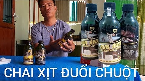 CHAI XỊT ĐUỔI CHUỘT THẢO MỘC TỰ NHIÊN AN TOÀN CHO NGƯỜI ĐUỔI HẾT CHUỘT PHÁ HẠI BẢO VỆ TÀI SẢN