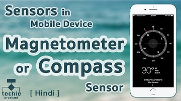 Magnetometer or Compass Sensor in iPhone, Android, or Any Mobile Device. HINDI