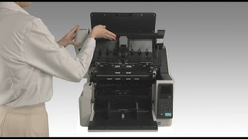 Panasonic KV-S8147/S8127 Document Scanner Cleaning Video