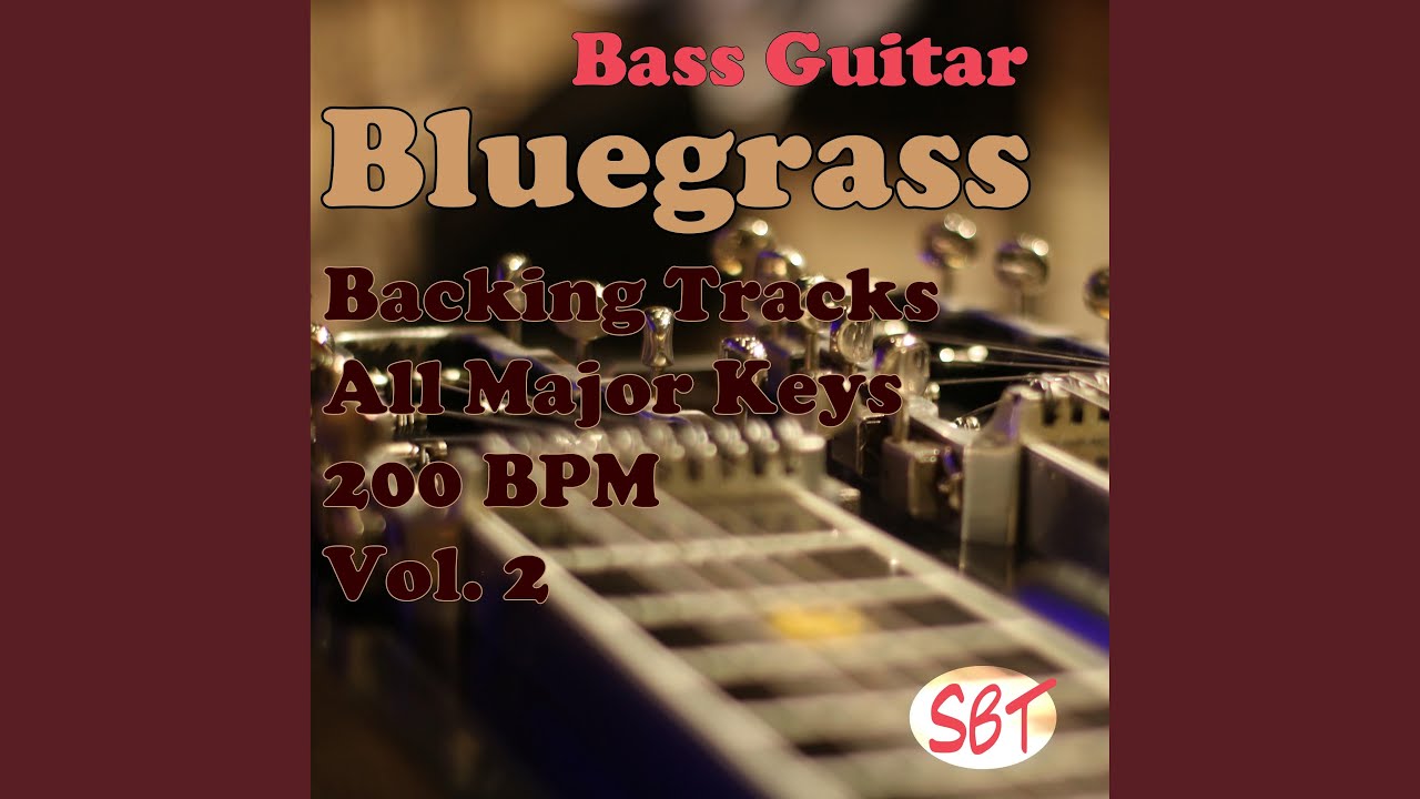 Bluegrass Bass Guitar Backing Track in C Major 200 BPM, Vol. 2 - YouTube