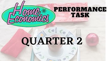 Performance Task in Home Economics 4
