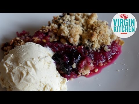 HOMEMADE APPLE & BLUEBERRY CRUMBLE RECIPE