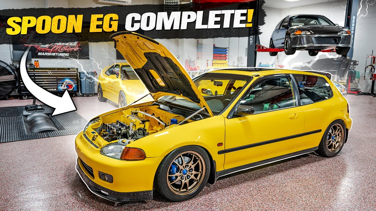 Carnival Yellow k20r Spoon EG Final Stages!