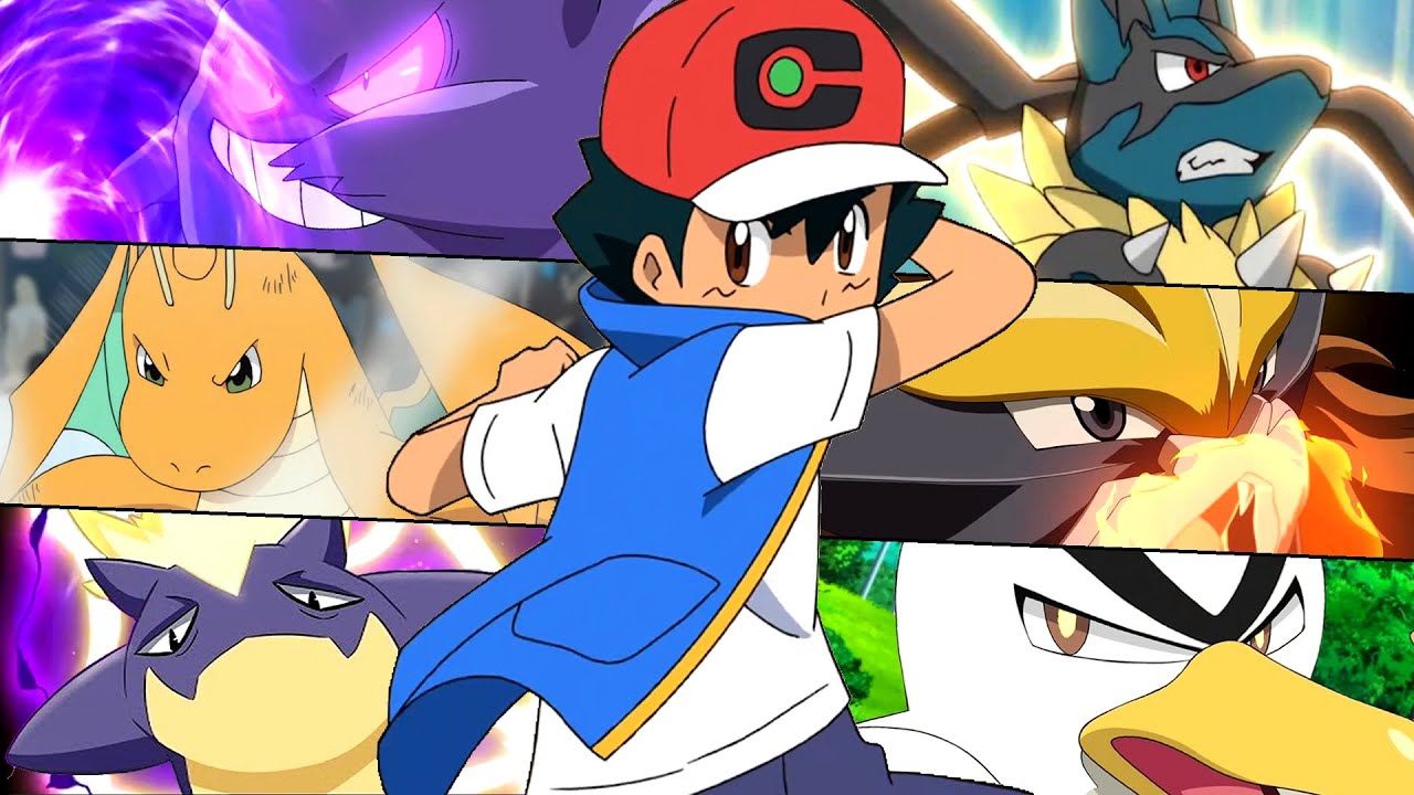 El Equipo De Ash En Galar