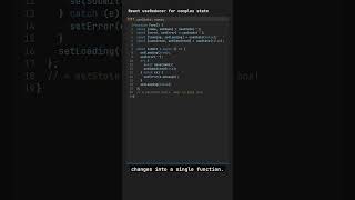 React useReducer for complex state
