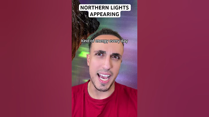 Northern Lights Appearing