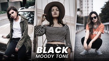 Black Moody Tone Color Grading in Photoshop Tutorial | Color Grading