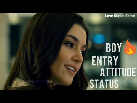 Boy Entry Attitude WhatsApp Status | Boy Attitude Status | Rockstar | Hayat | Love Status Editor