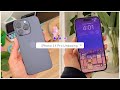 iPhone 14 Pro Deep Purple Unboxing - Cute Aesthetic Setup