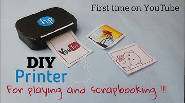 Cardboard Printer Making || working model