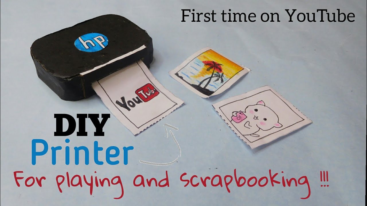 Cardboard Printer Making working model YouTube