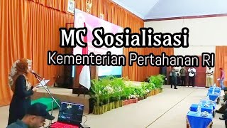 MC Sosialisasi dari Kementerian Pertahanan RI #belajarmc #pembawaacara