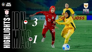 Highlights Indonesia vs Malaysia | ASEAN U16 Girls' Mandiri Championship 2025