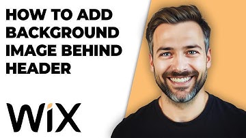 How to Add Background Image Behind Header on Wix (2025 GUIDE)