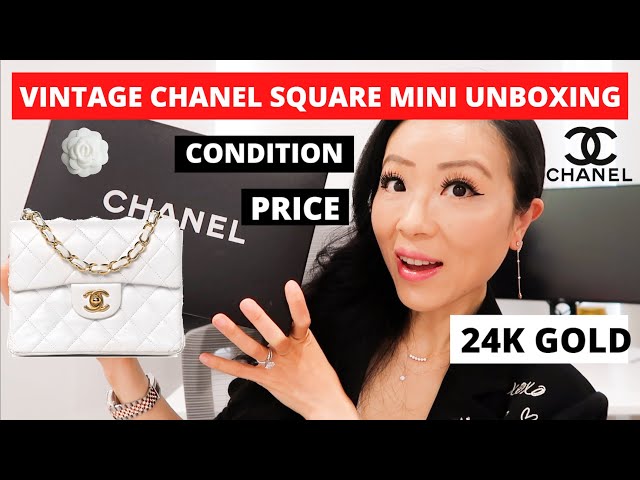 CHANEL SQUARE MINI UNBOXING | Vintage Chanel square mini