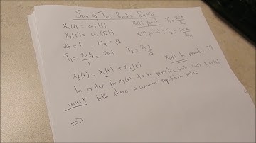 Sum of Two Periodic Signal