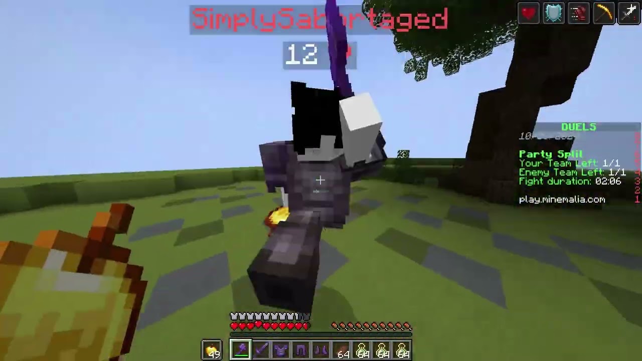 MineMalia - Babaking(opx) vs Night prison