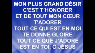 JE TE DONNE MON COEUR - Easter chords