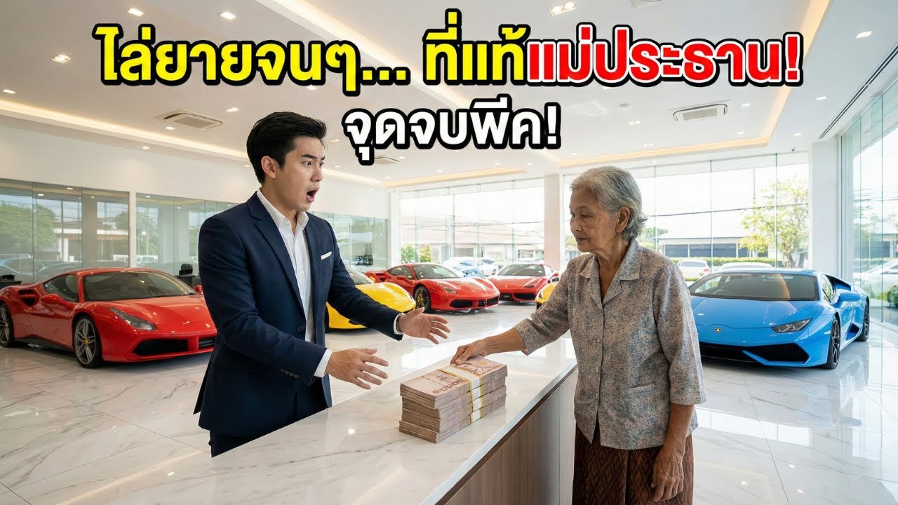 ผู้จัดการไล่ยายแก่แต่งตัวจนๆ ออกจากร้าน หารู้ไม่ท่านคือแม่ประธาน จุดจบแทบกราบเท้า!